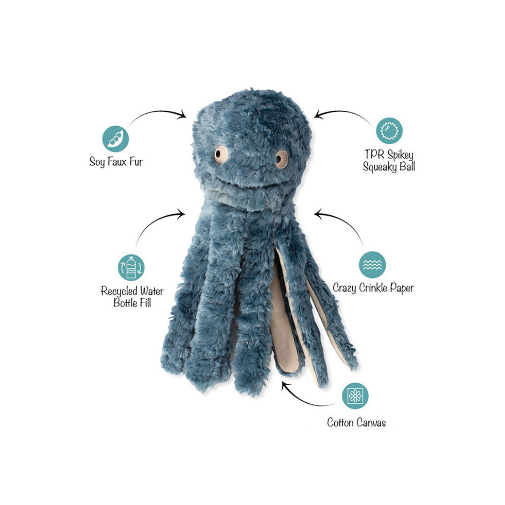 Eigenschaften Hundespielzeug Octopus Long time no sea I Earth Friendly - PetShop by Fringe Studio