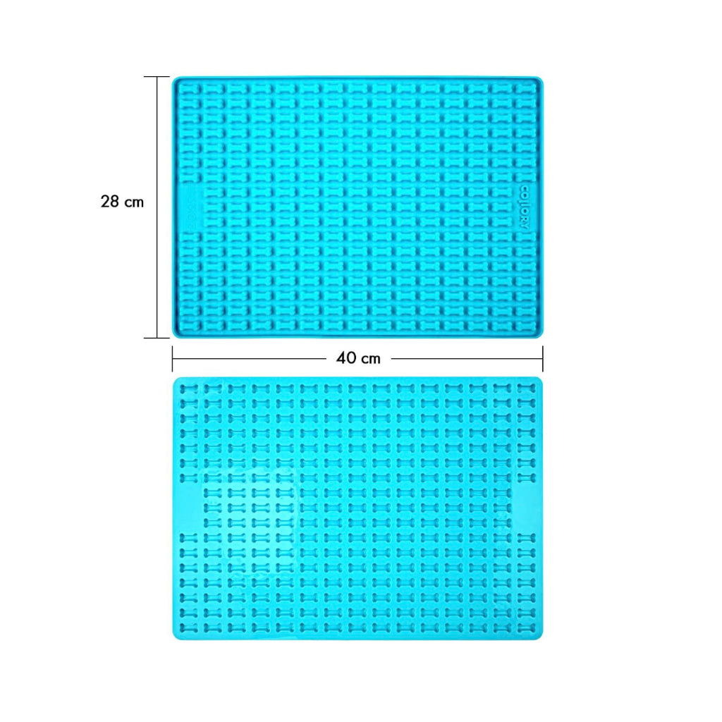 Größe Backmatte für Hundekekse in Knochenfrom türkis - Collory