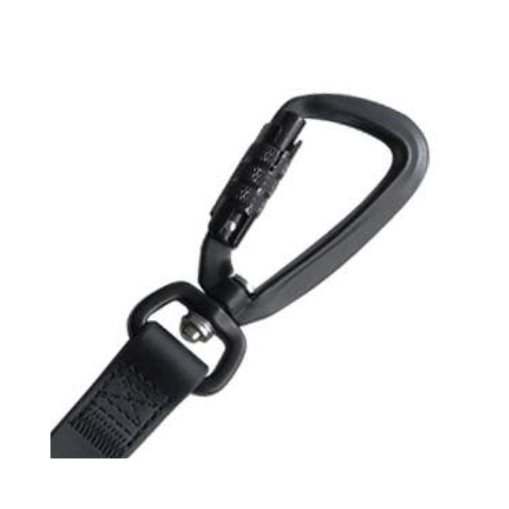 Karabiner NOMAD X Schleppleine mit Handschlaufe ultraleicht SCHWARZ - Lambwolf Collective