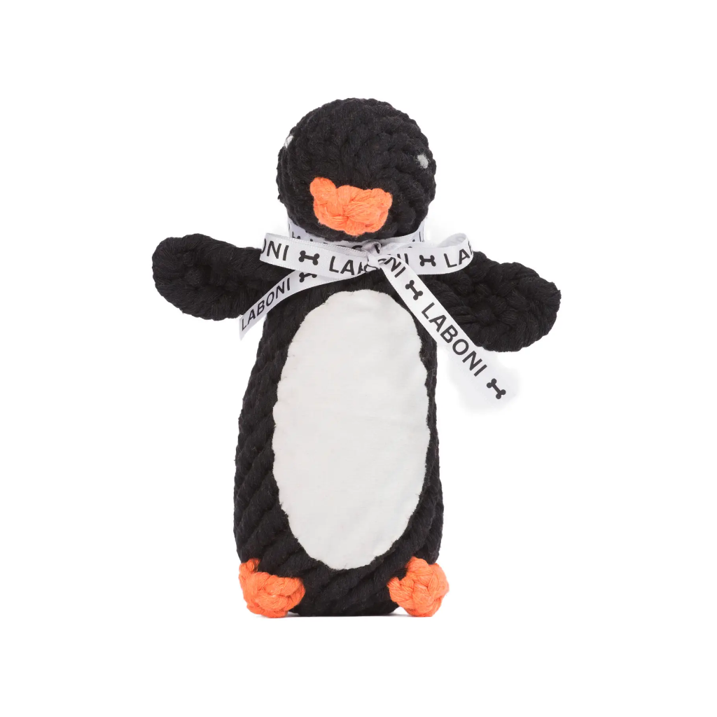 Vorderseite Hundespielzeug Pinguin Poldi - Laboni