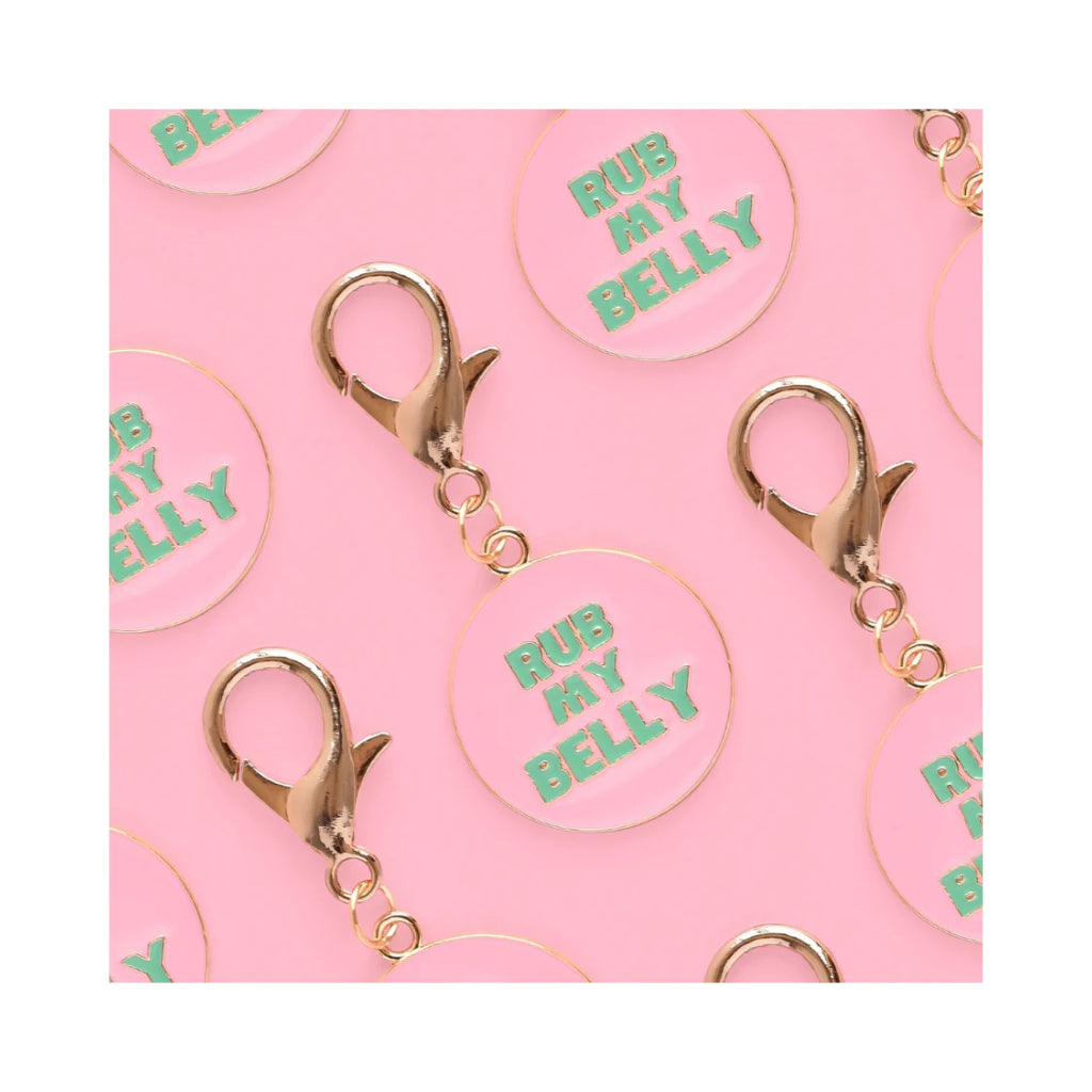 rub my belly Charm Anhänger fürs Halsband - Cocopup London