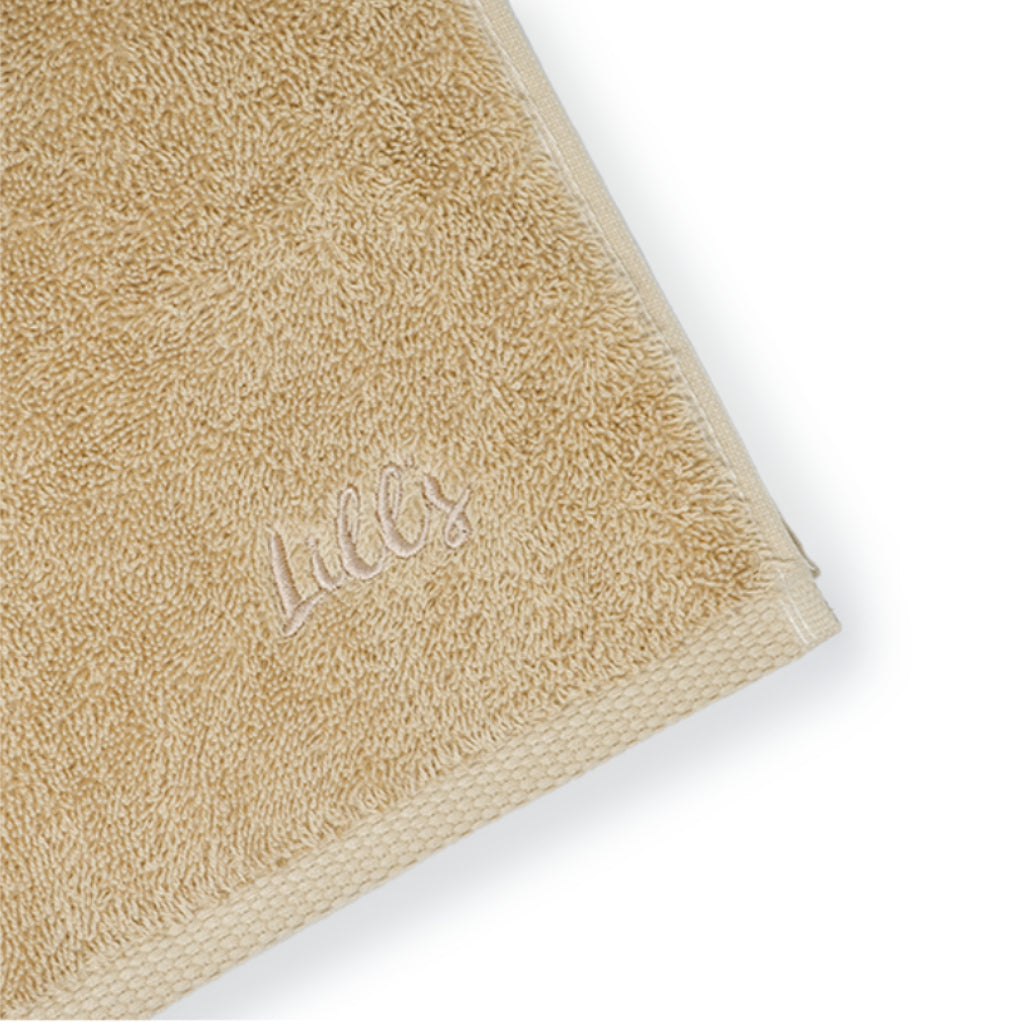 Hundehandtuch aus Bio-Baumwolle SAND Logo - Lill's