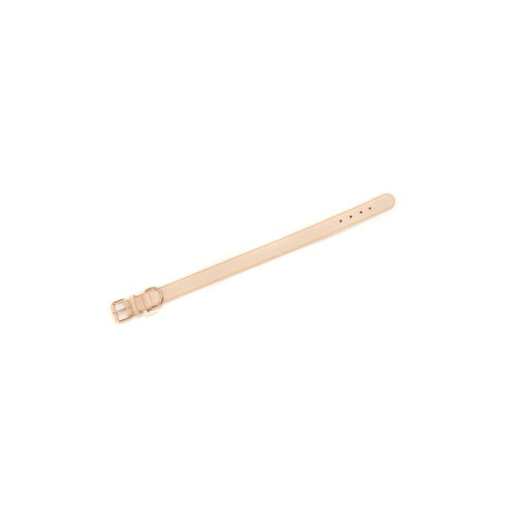 Halsband Sir Chuck BEIGE ausgebreitet - Buddys Dogwear
