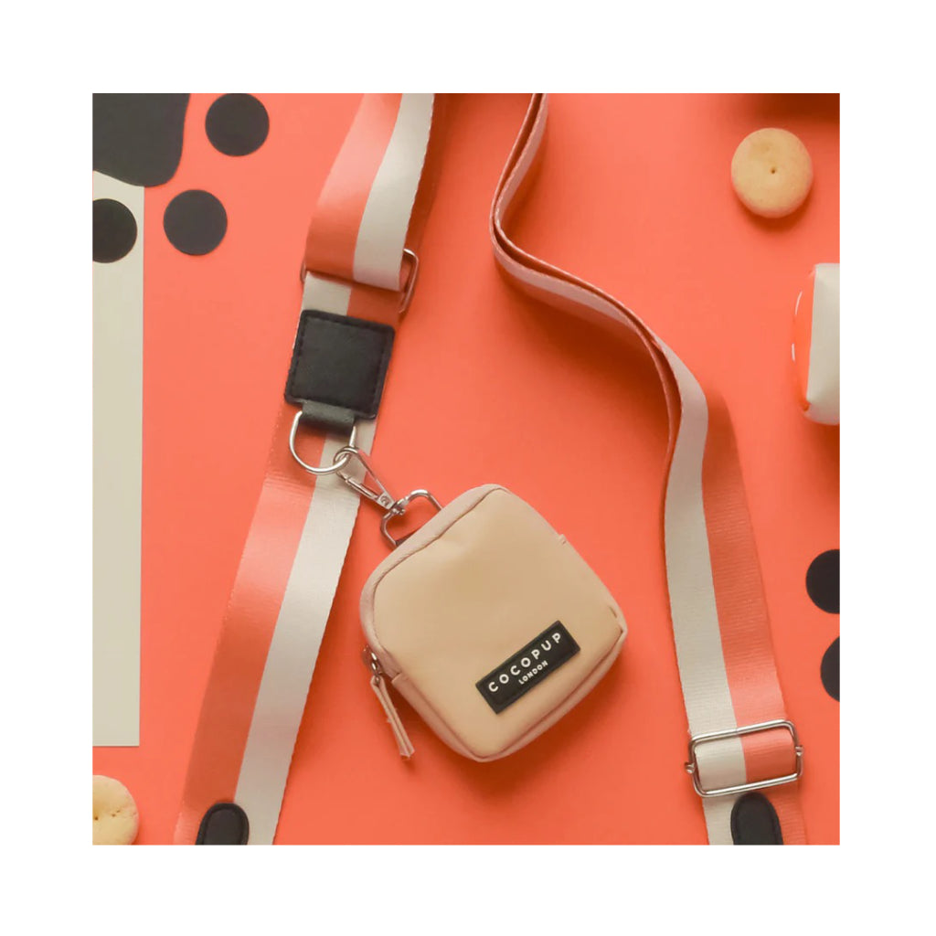 Ersatz-Taschenriemen zur Gassitasche Dog Walking Bag Wechselgurt Orange/Beige - COCOPUP London