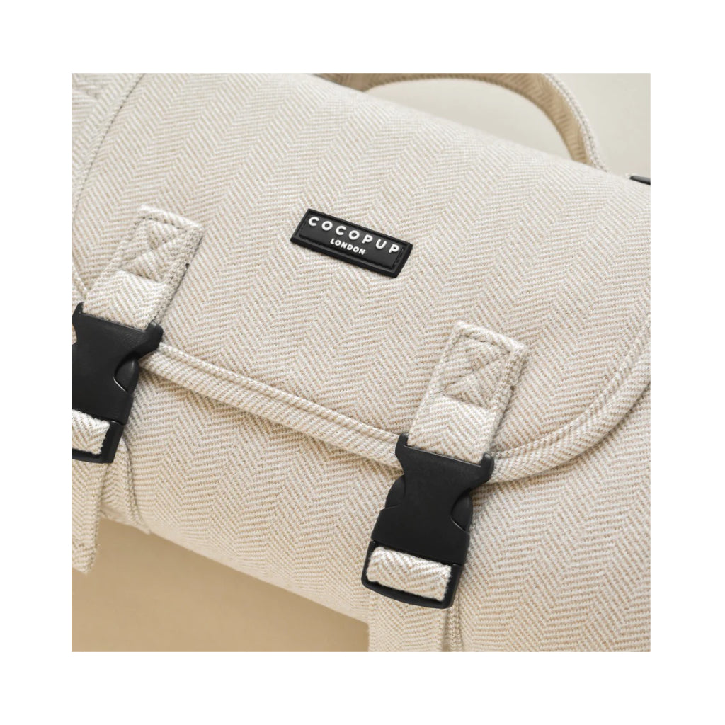 Nahaufnahme Travelmatte TWEED BROWN - Cocopup London