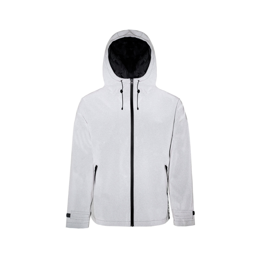Regenjacke UNISEX Visibility Dark Reflektion Vorderseite - PAIKKA