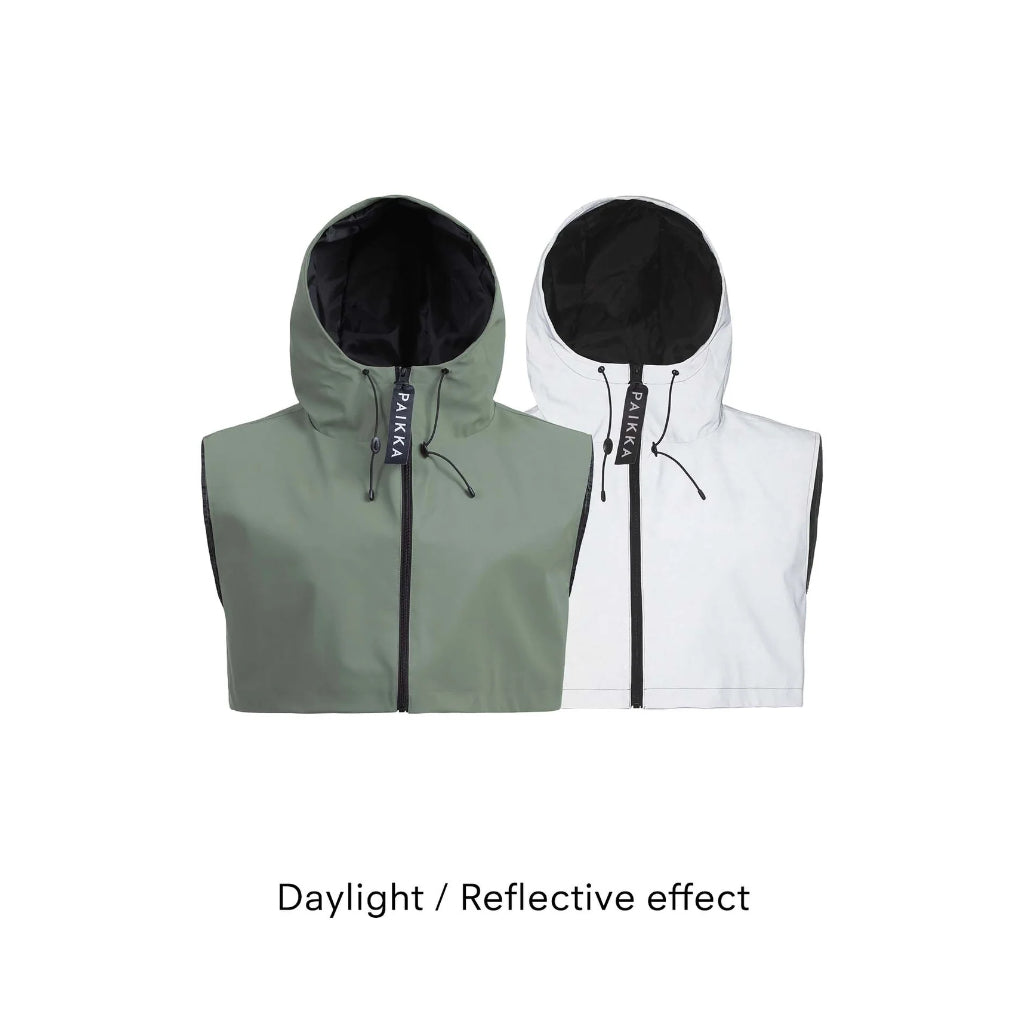 Reflektion Cropped Weste UNISEX Visibility Green vollreflektierend - PAIKKA
