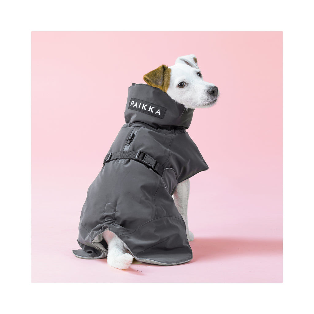 PAIKKA Hundewintermantel Visibility DARK reflektierend