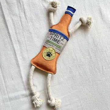 Hundespielzeug Spritz Time aus Wildleder