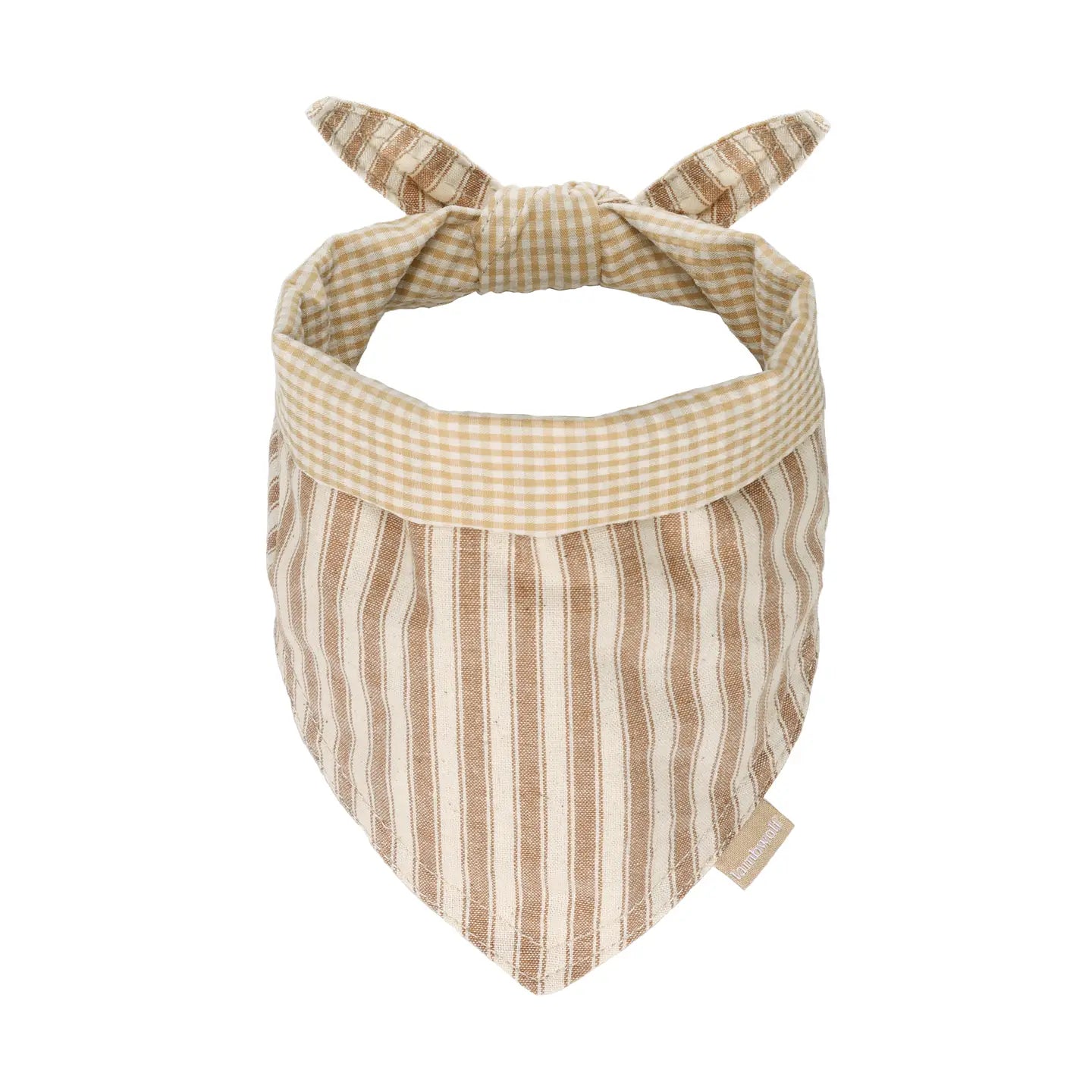 Lambwolf Bandana Halstuch Mokka Streifen
