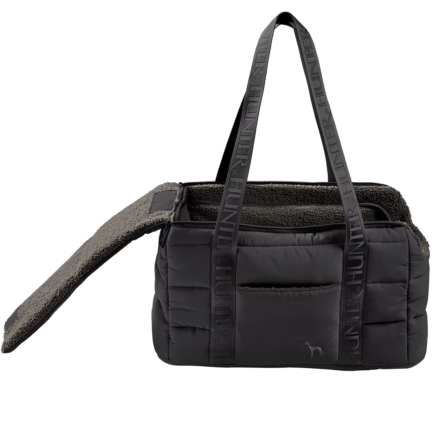 2-in-1 Hundetasche & Decke SEOUL Schwarz