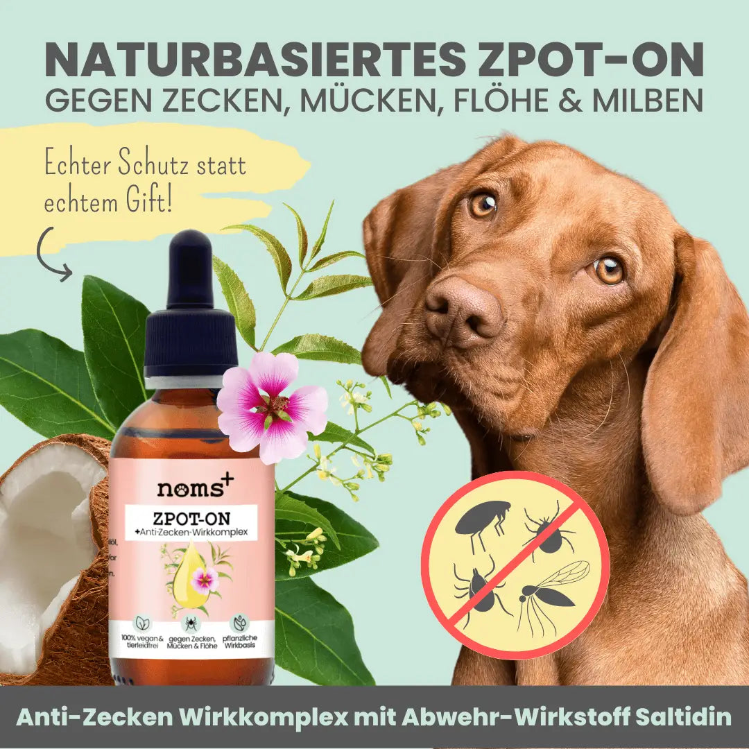 noms+ Zpot-on gegen Zecken, Flöhe, Milben & Mücken