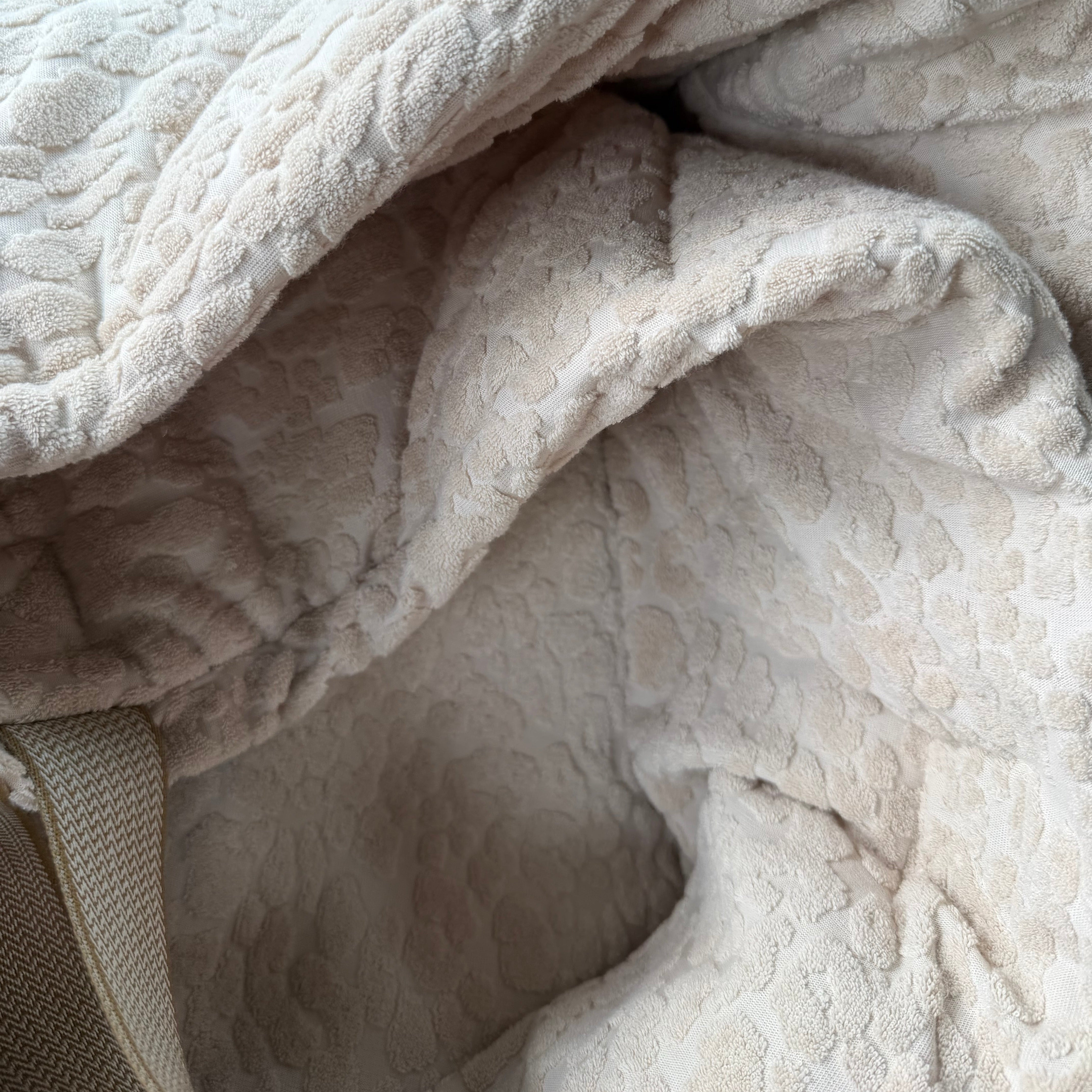 Dog Bag Frottee LEO Beige inkl. Kissen