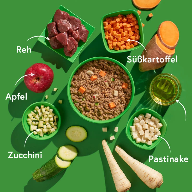 FRED Reh mit Süßkartoffeln