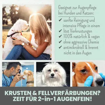 noms+ 2-in-1 Augenfein Reinigung & Pflege mit kolloidalem Silber