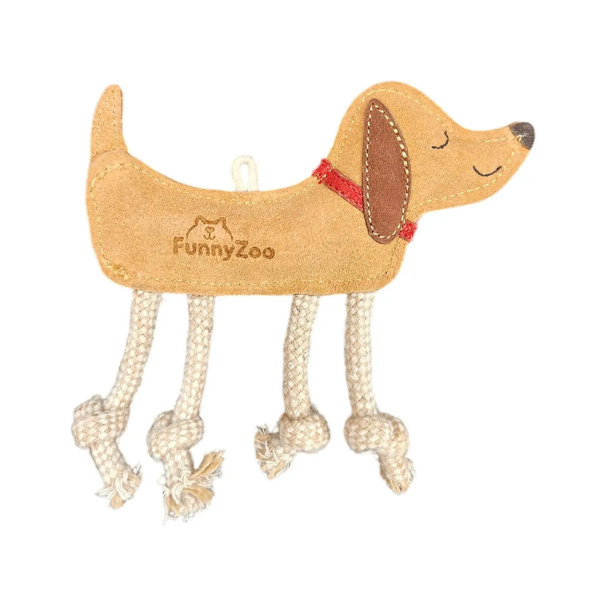 Hundespielzeug Weihnachtshund aus Wildleder X-MAS Edition