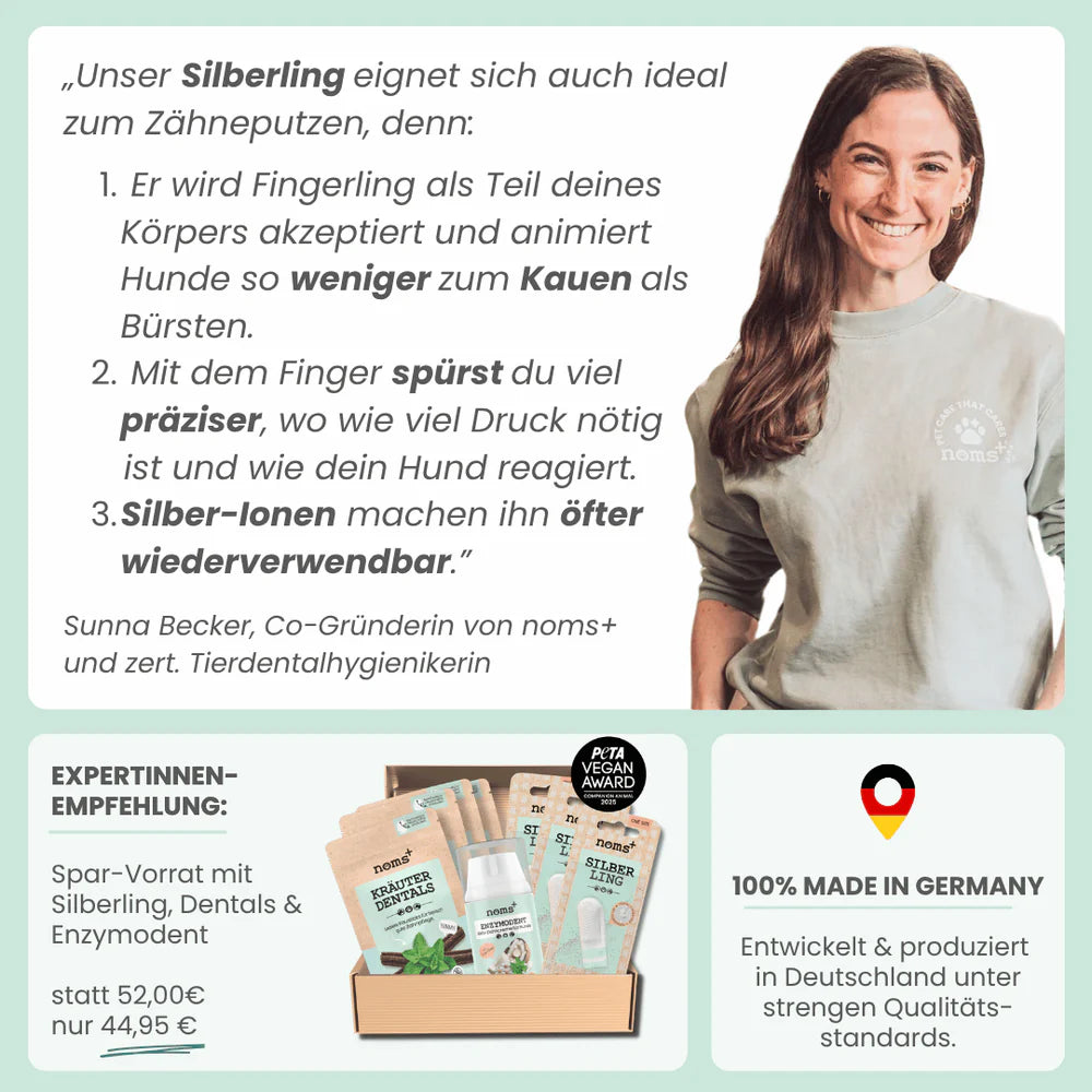 Silberling Antibakterieller Fingerling mit Silberionen