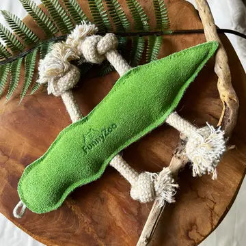Hundespielzeug Krokodil aus Wildleder