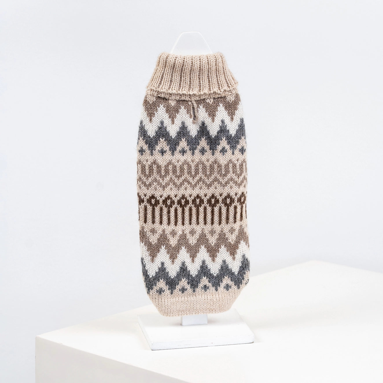 Hundepullover Woolly Beige aus Alpaka