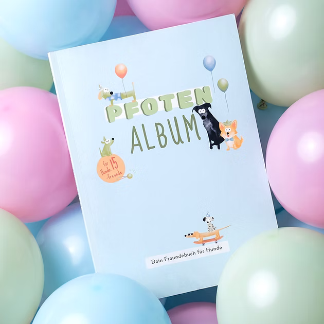 Pfotenalbum - Das Freundebuch für Hunde