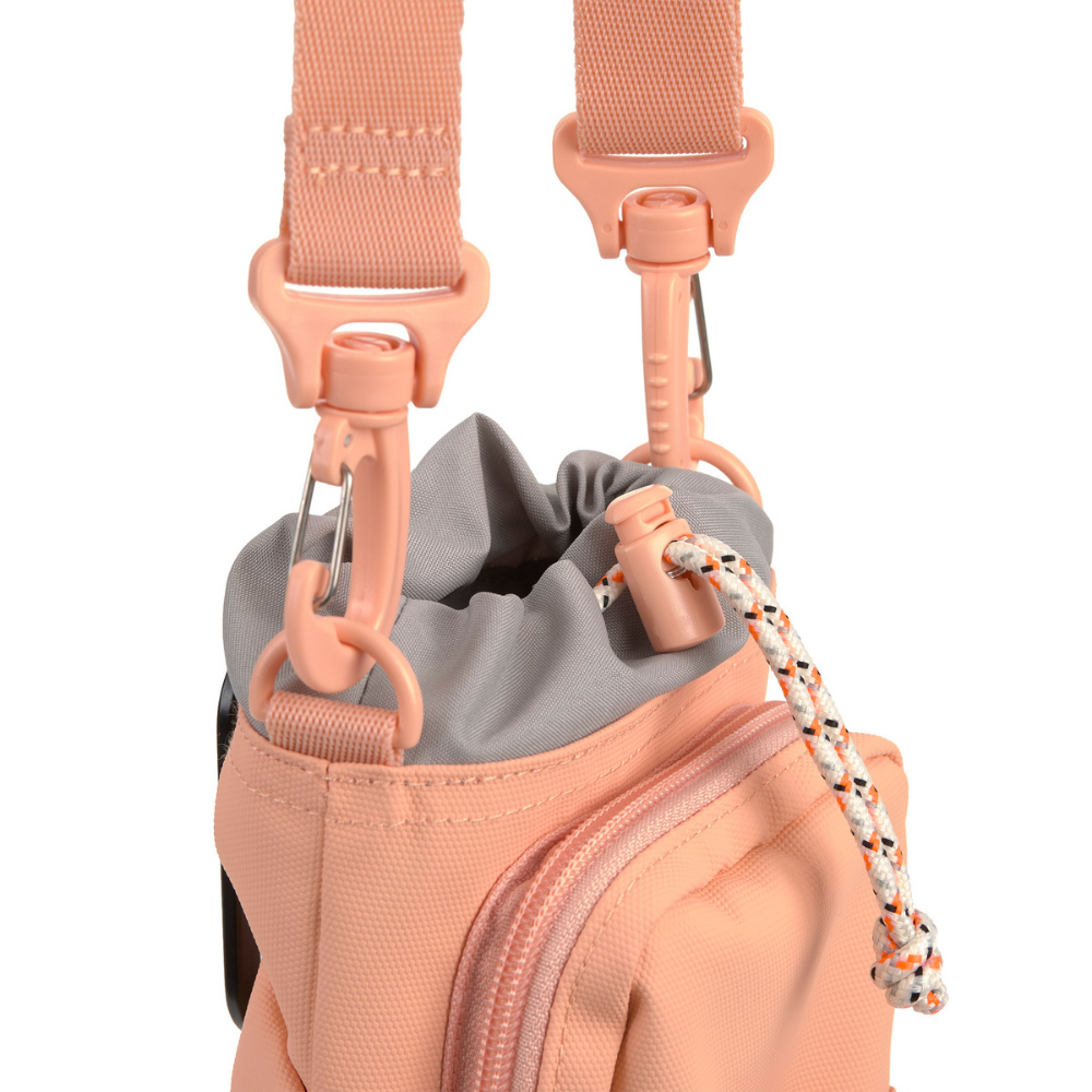Abnehmbare Trageriemen Flaschen- & Leckerlitasche Boudi Peach - PALOPA