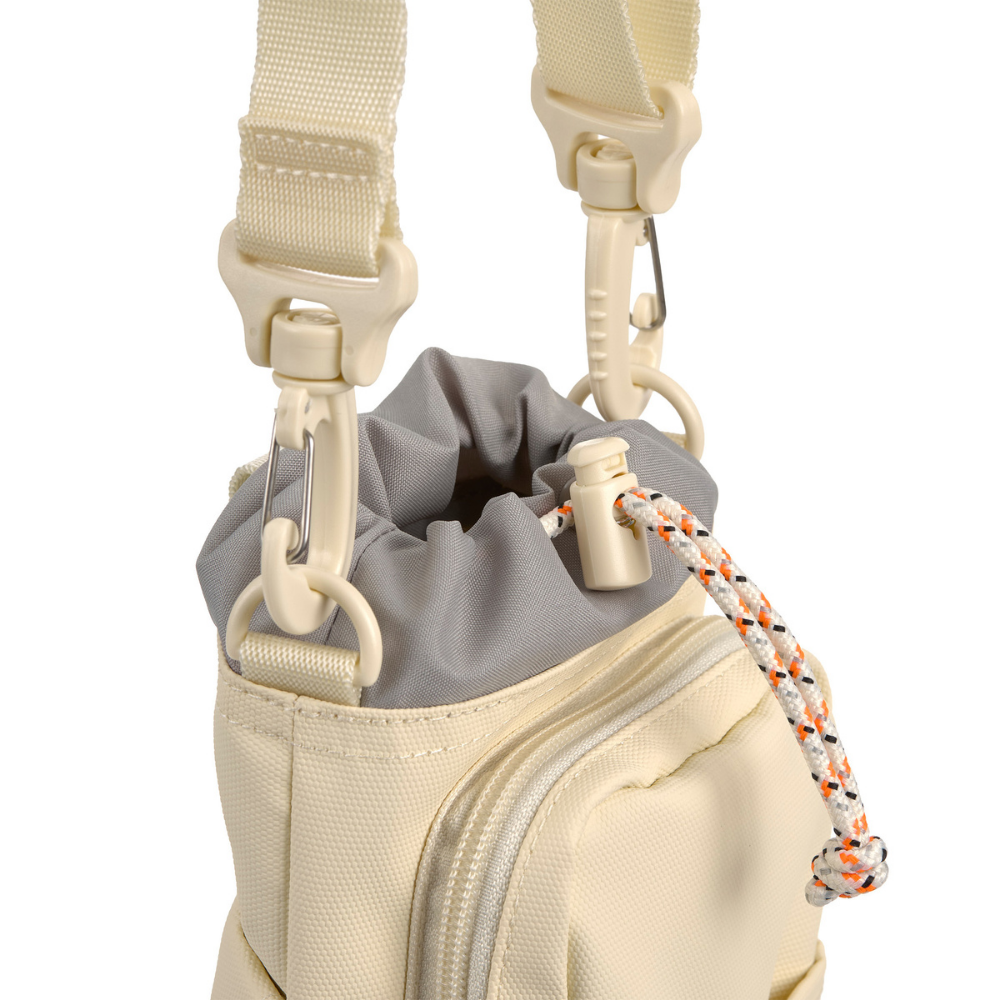 Abnehmbare Trageriemen Flaschen- & Leckerlitasche Boudi Vanilla - PALOPA