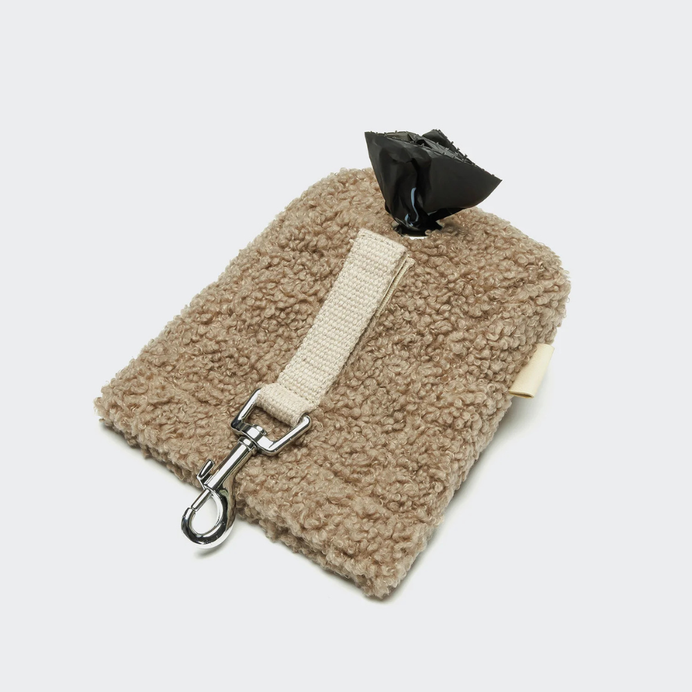 Befestigungskarabiner & Schlaufe Cloud7 Leckerlibeutel Plush Beige