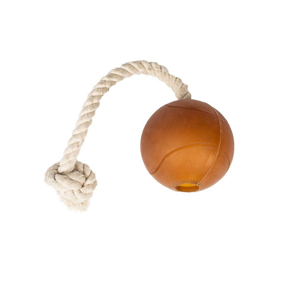 Beispiel Hundespielzeug Rub Ball Rope - retorn