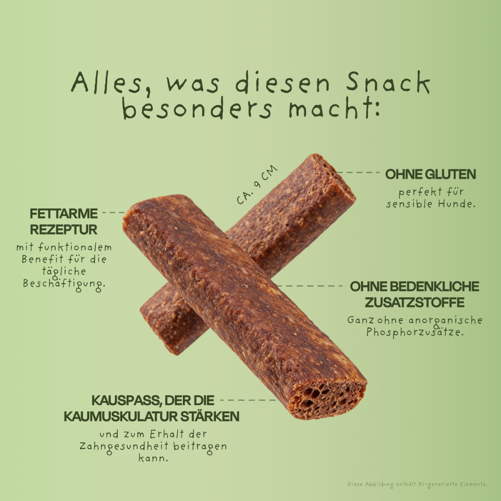 Beispielinhalt & Eigenschaften VEGDOG DENTALS XL mit Tapioka & Rote Beete