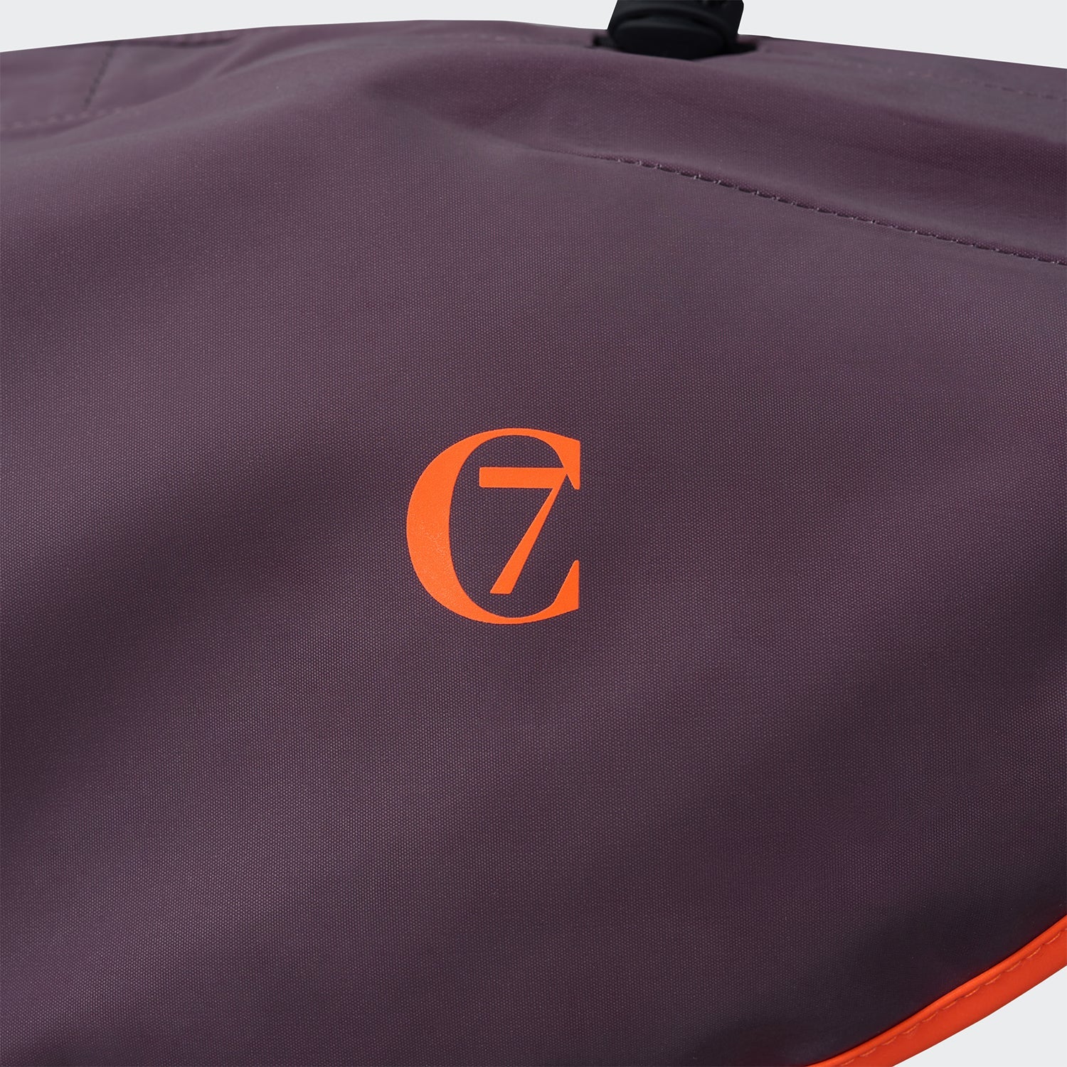 Cloud7 AKTIV Dackel Hunderegenmantel Aubergine/Orange