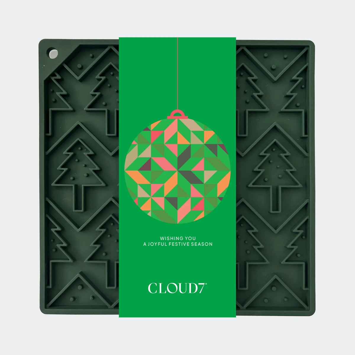 Cloud7 Schleckmatte XMAS Grün