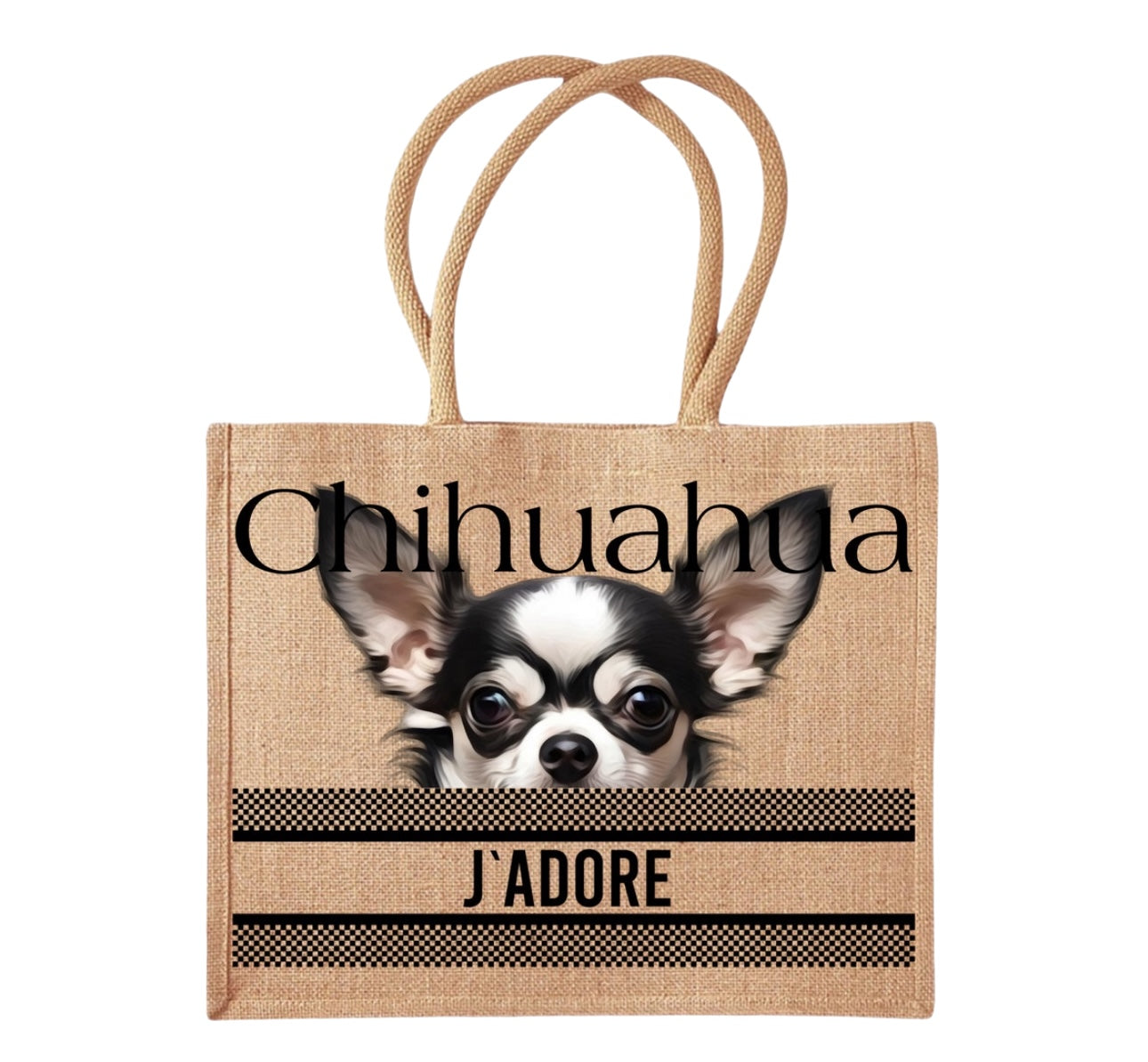 COCO + LOUIS Shopper mit Hundemotiv Chihuahua