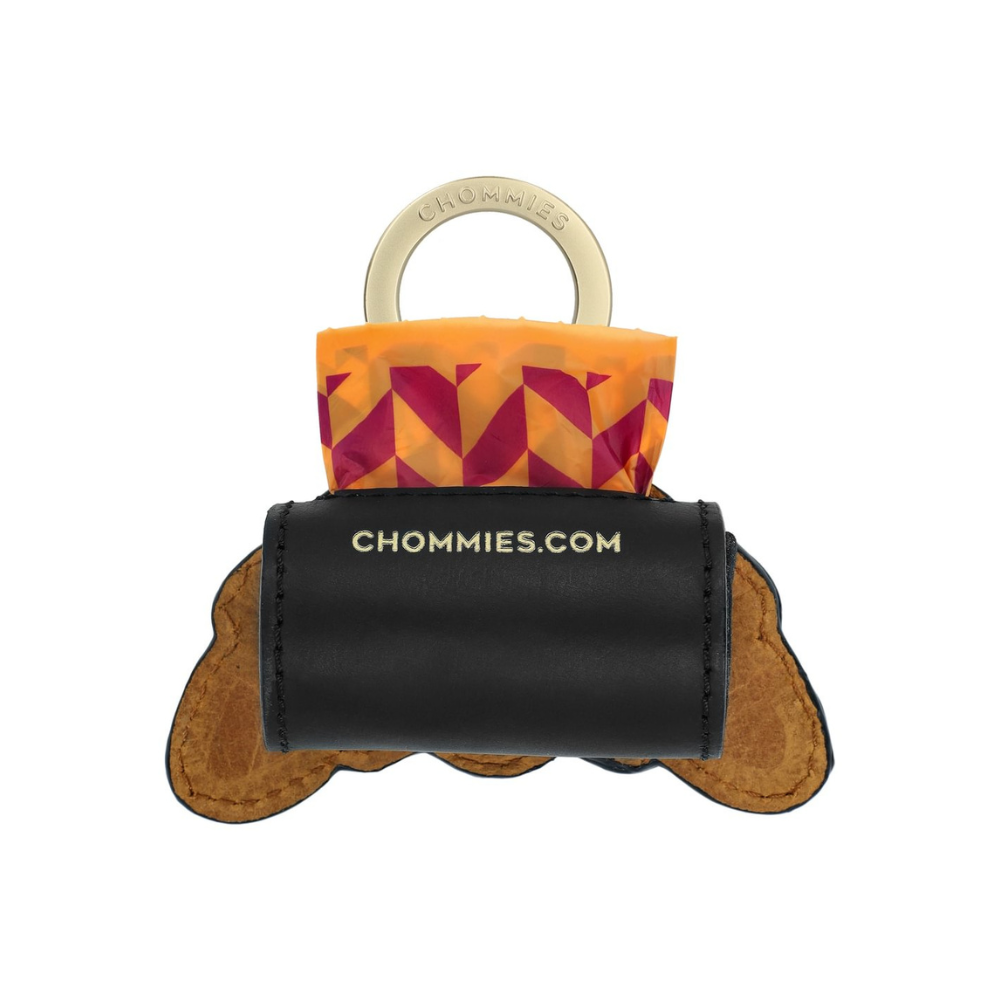 Chommies Croissant Poo Bag Holder Kotbeutelspender Rückseite