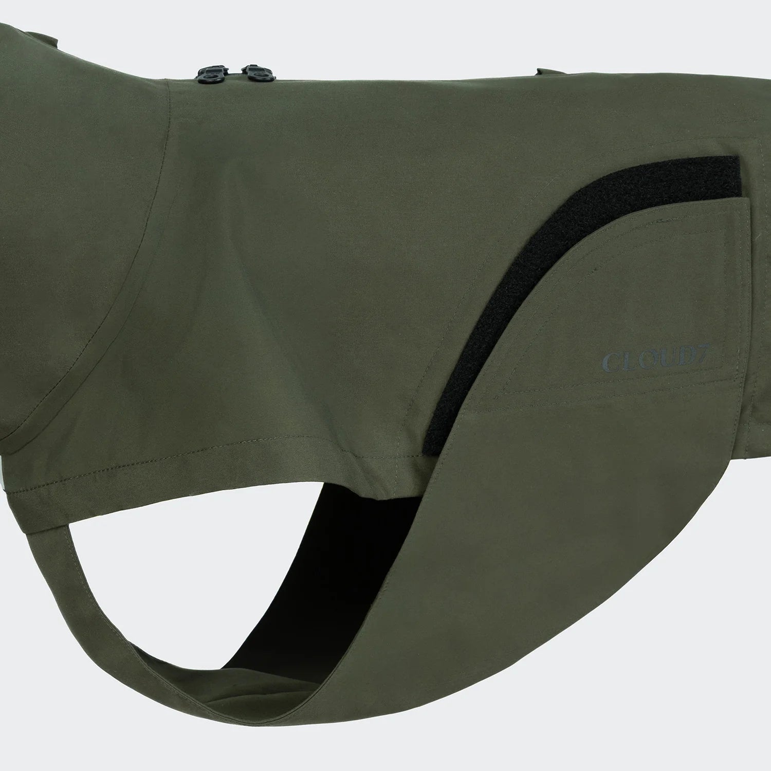 Cloud7 Hunderegenmantel Dublin DACKEL 2.0 Dark Olive