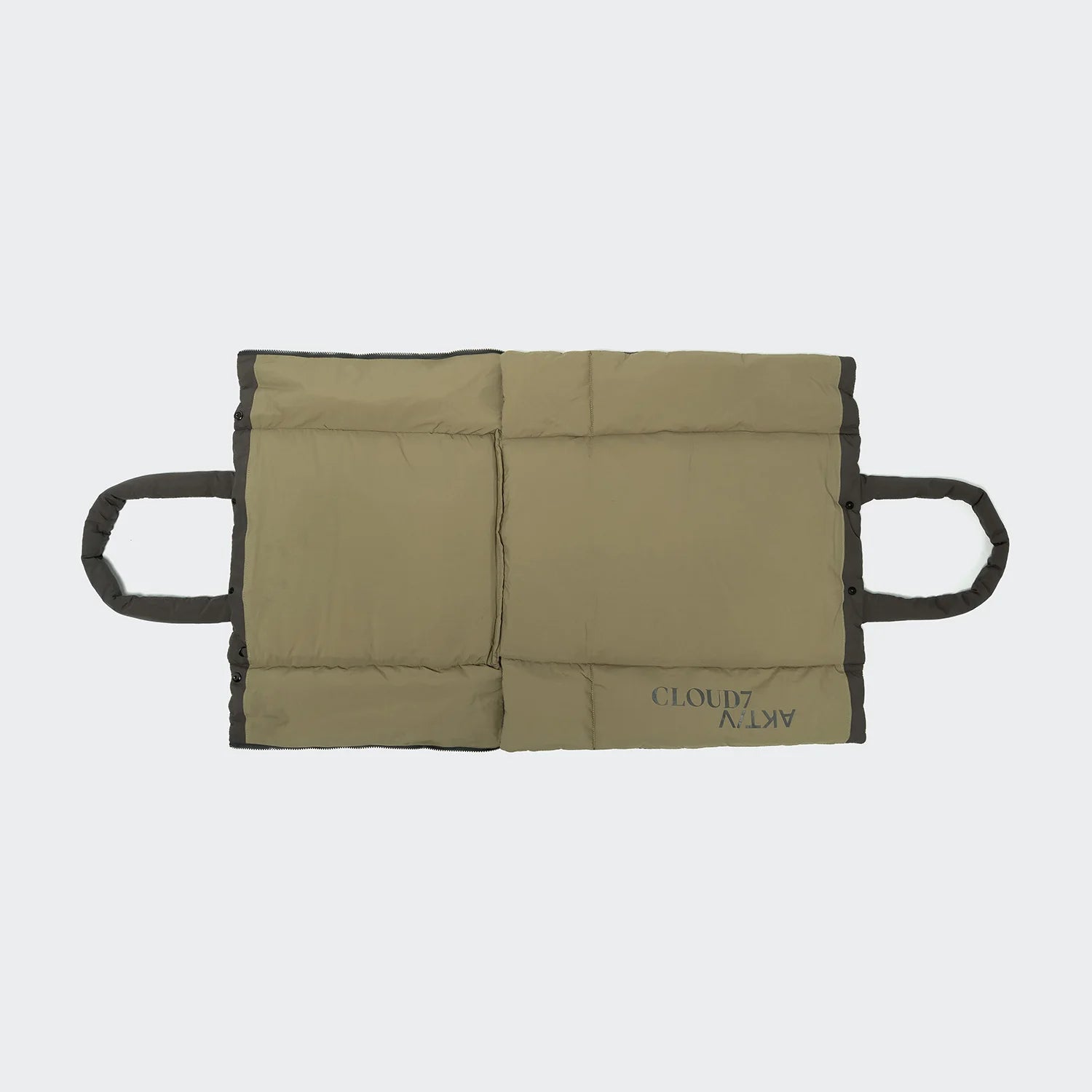 Cloud7 Hundereisebett & Tote Bag AKTIV Puffer Dart Grey Khaki