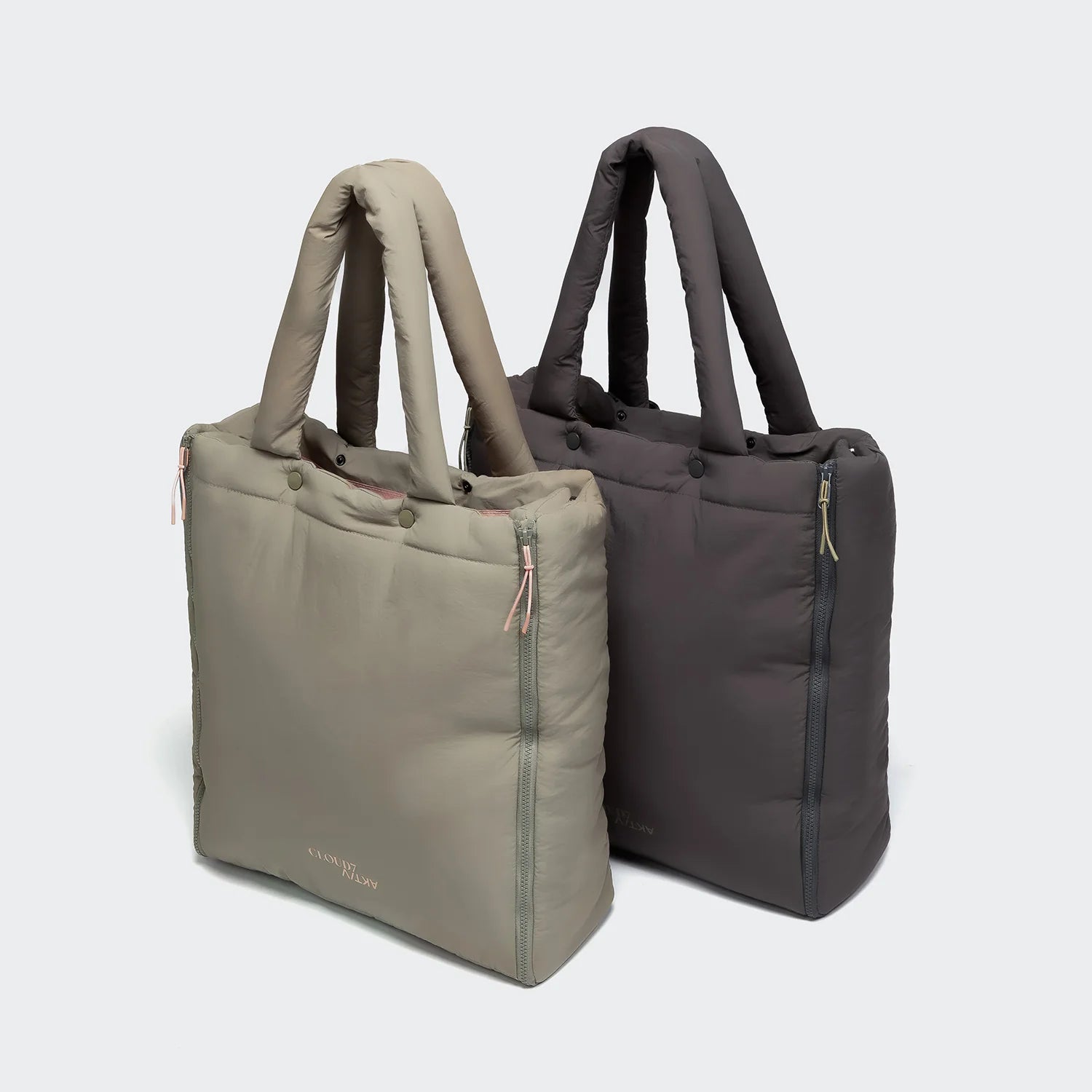 Cloud7 Hundereisebett & Tote Bag AKTIV Puffer Dart Grey Khaki