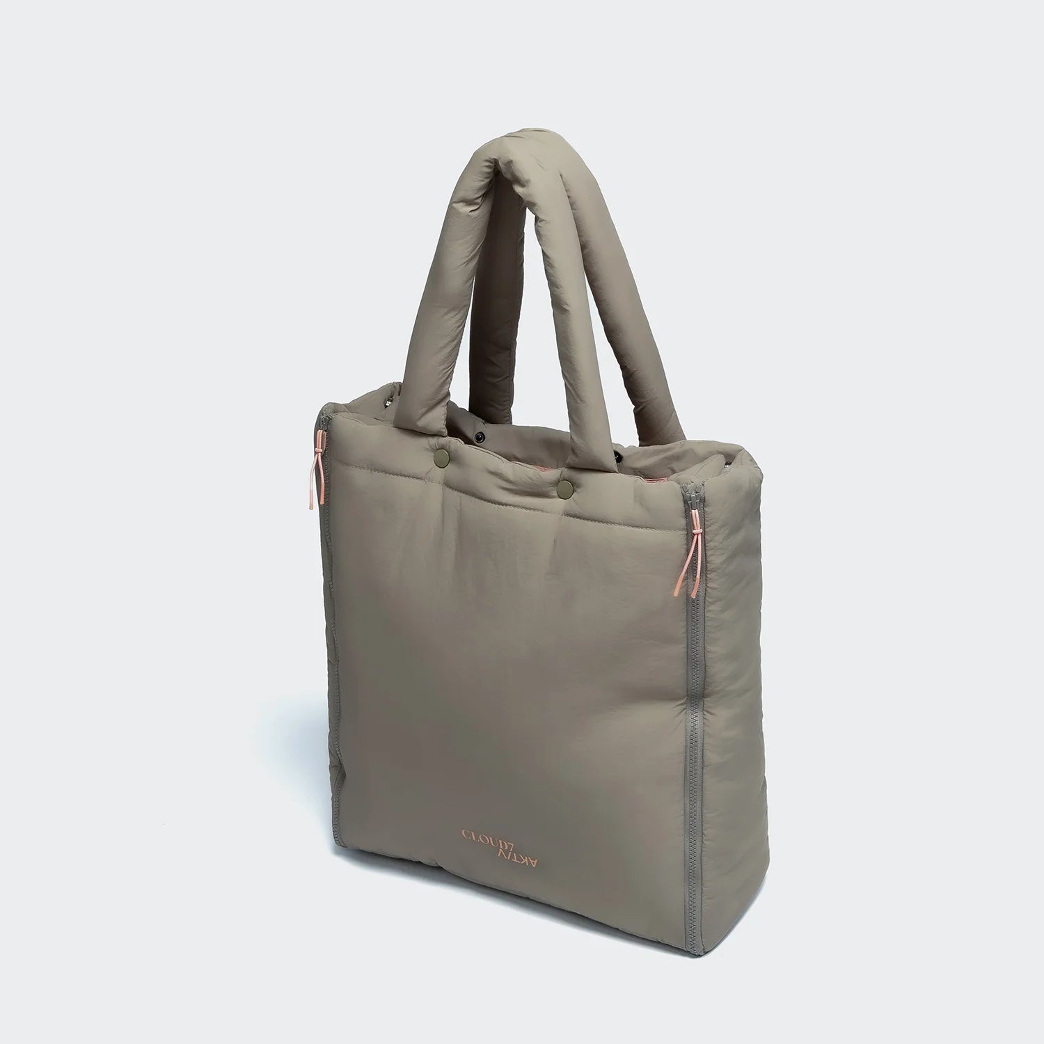 Cloud7 Hundereisebett & Tote Bag AKTIV Puffer Dart Khaki Peach