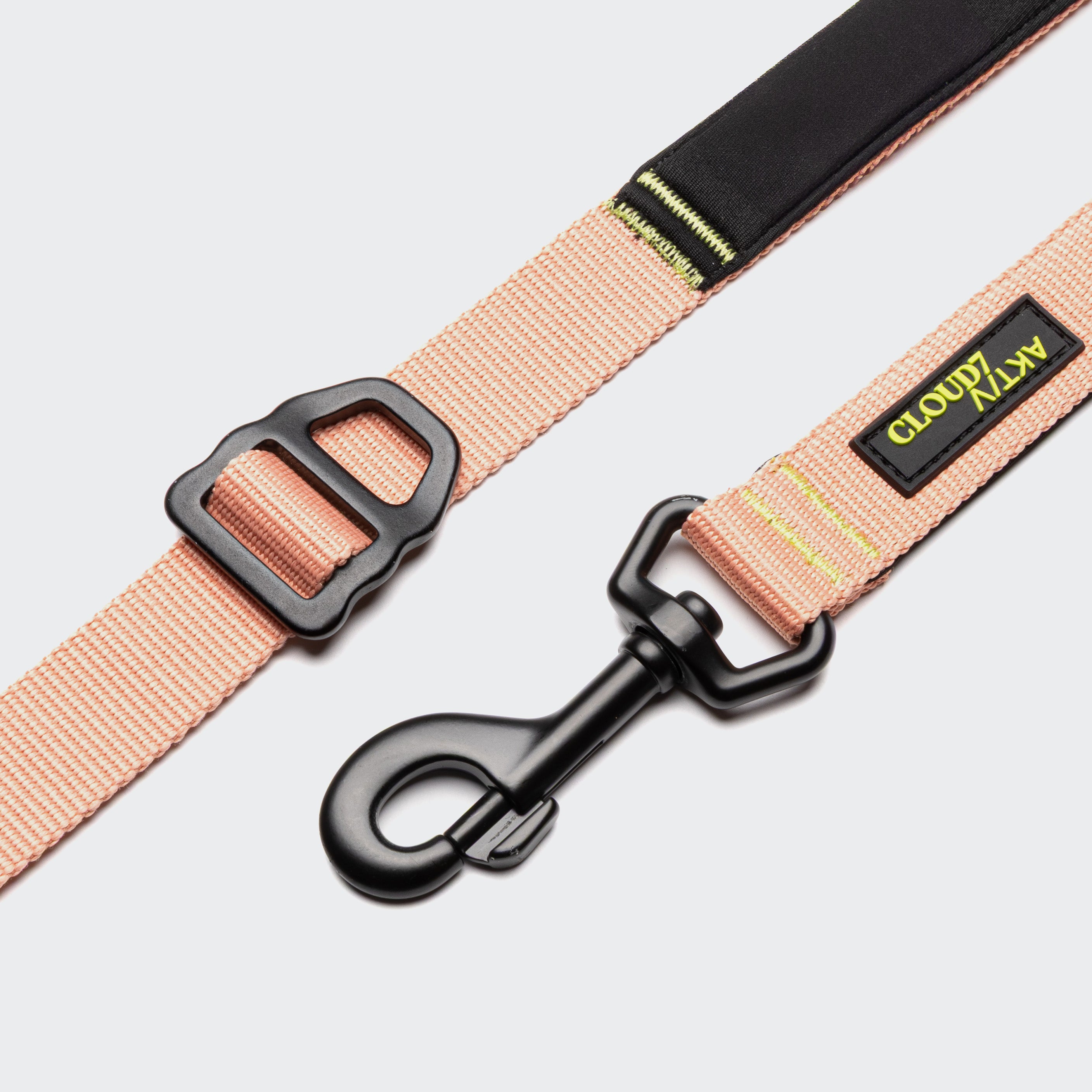 Befestigung & Karabiner Cloud7 AKTIV Handsfree Hundeleine L-1 Peach Größe L