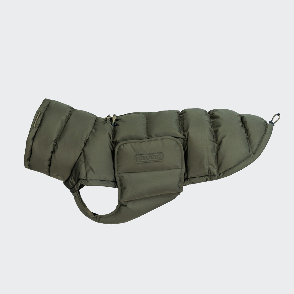 Cloud7 Hundemantel Winter ALASKA Light Olive