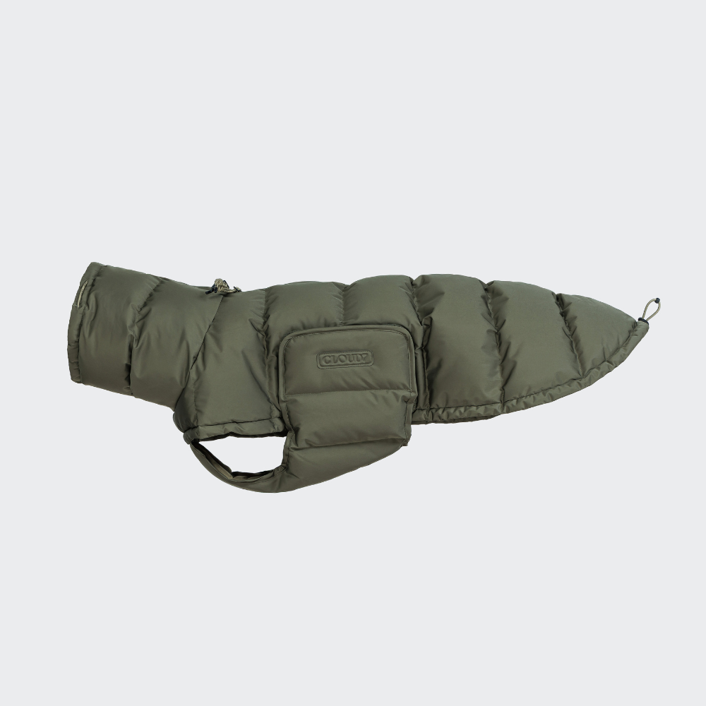 Cloud7 Hundemantel Winter ALASKA Windhund Light Olive