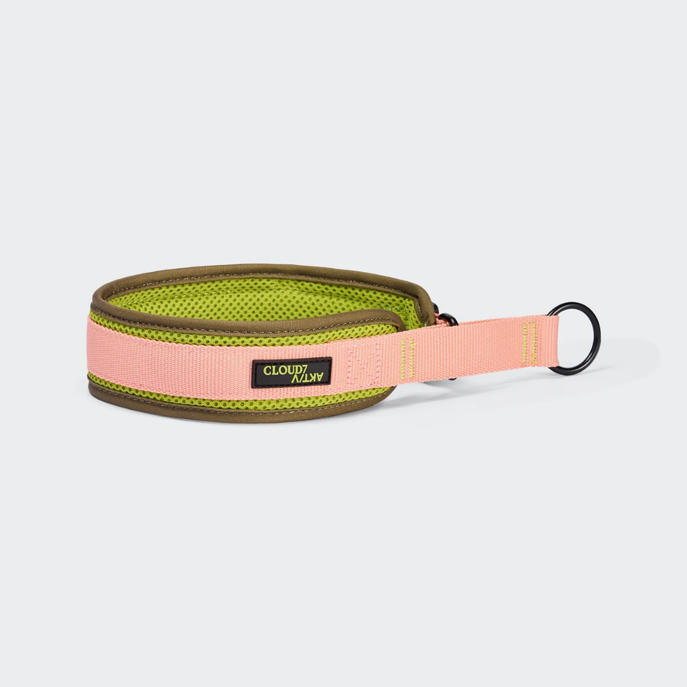 Cloud7 AKTIV C-1 Zugstopp Halsband Softshell Neon Green Peach