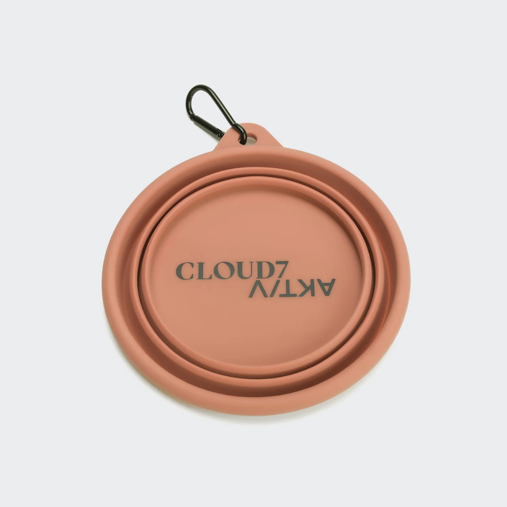 Cloud7 Aktiv Travel Bowl Faded rose zusammengefaltet