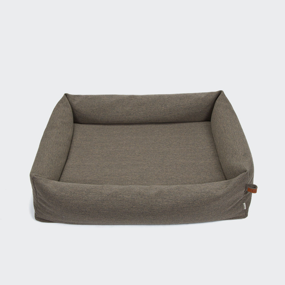 Cloud7 Hundebett Sleepy Linen-Mix Taupe Mélange Größe L