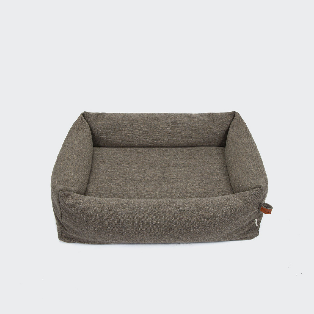 Cloud7 Hundebett Sleepy Linen-Mix Taupe Mélange Größe M