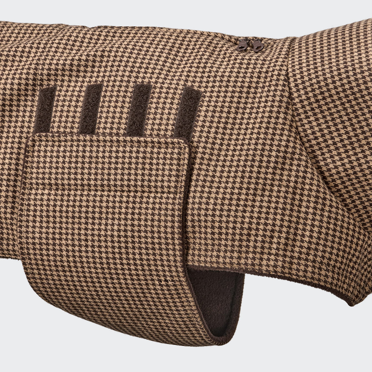 Cloud7 Hundemantel Brooklyn Houndstooth Bauchschutz mit Klettverschluss