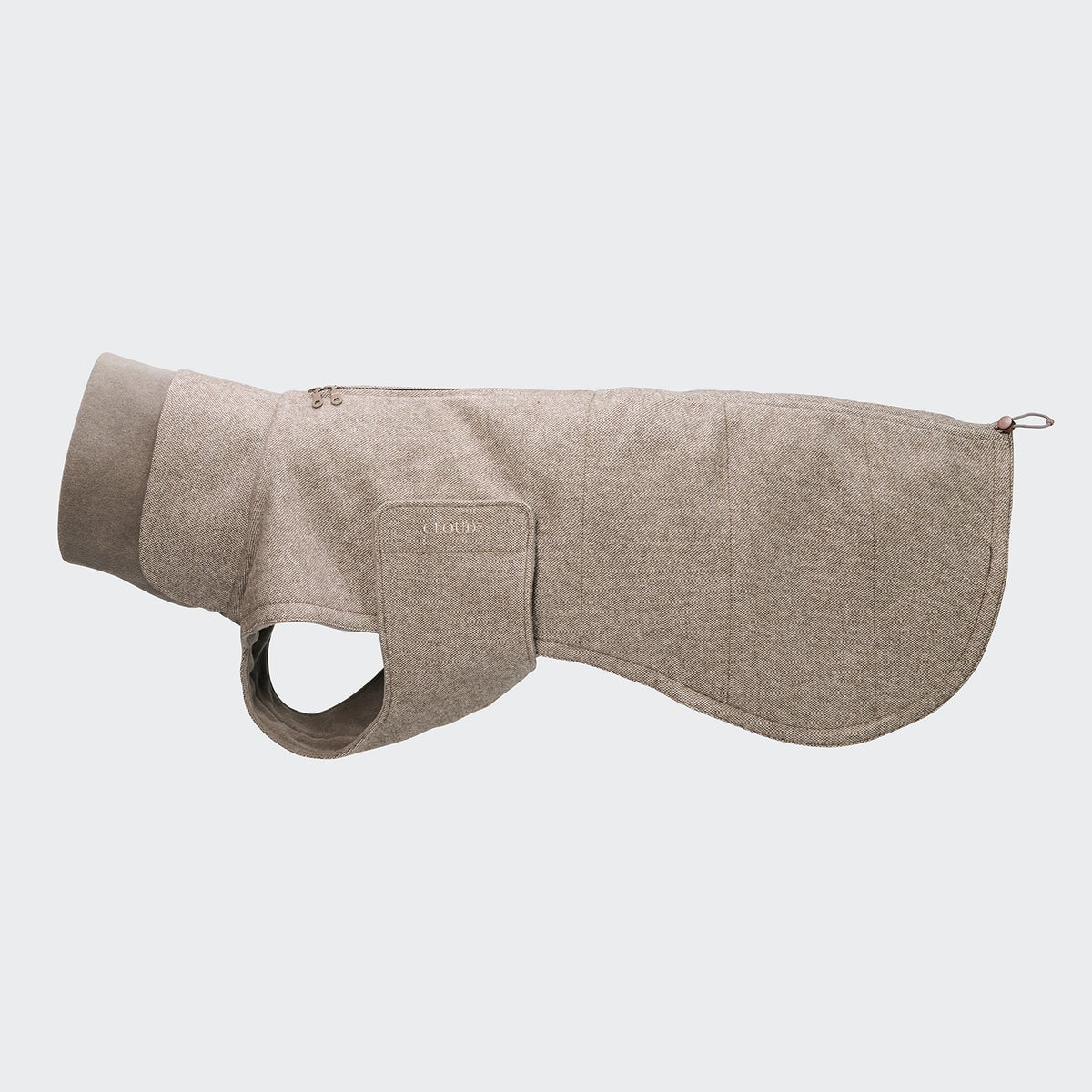 Cloud7 Hundemantel Brooklyn LONG Tweed Beige