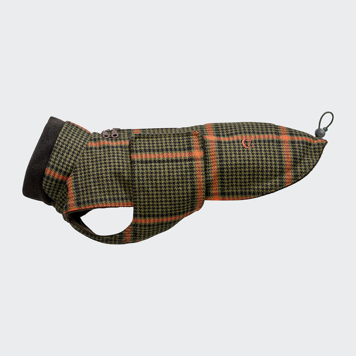 Cloud7 Hundemantel DACKEL Brooklyn Flanell Tartan Green