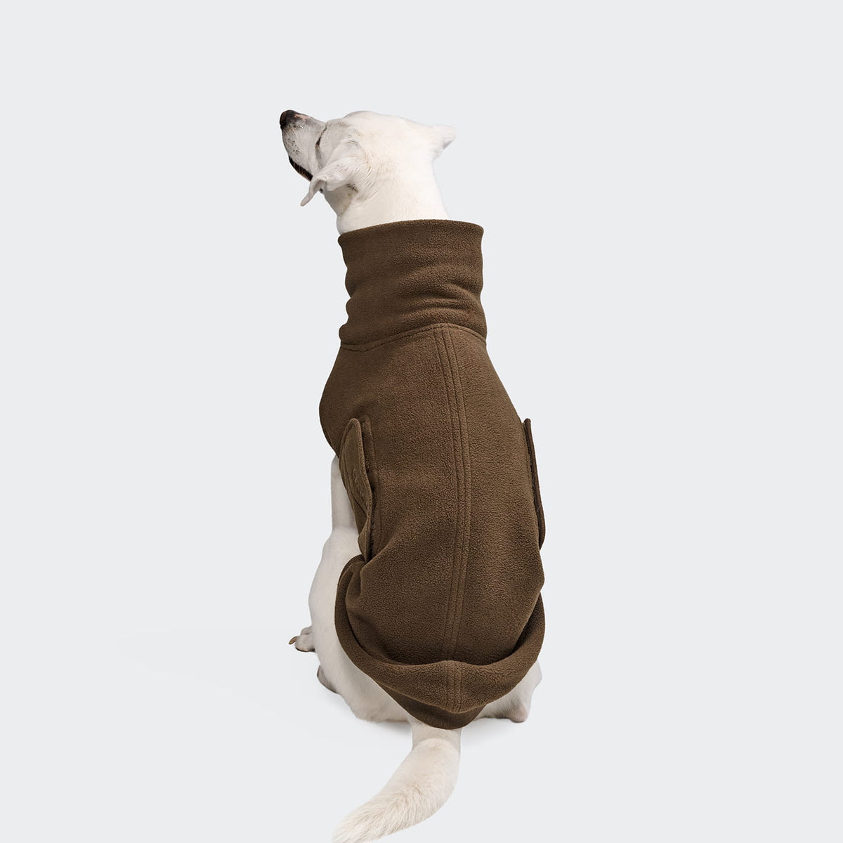 Cloud7 Hundepullover Soft Fleece Derby 2.0 Coffee Tragebild 2
