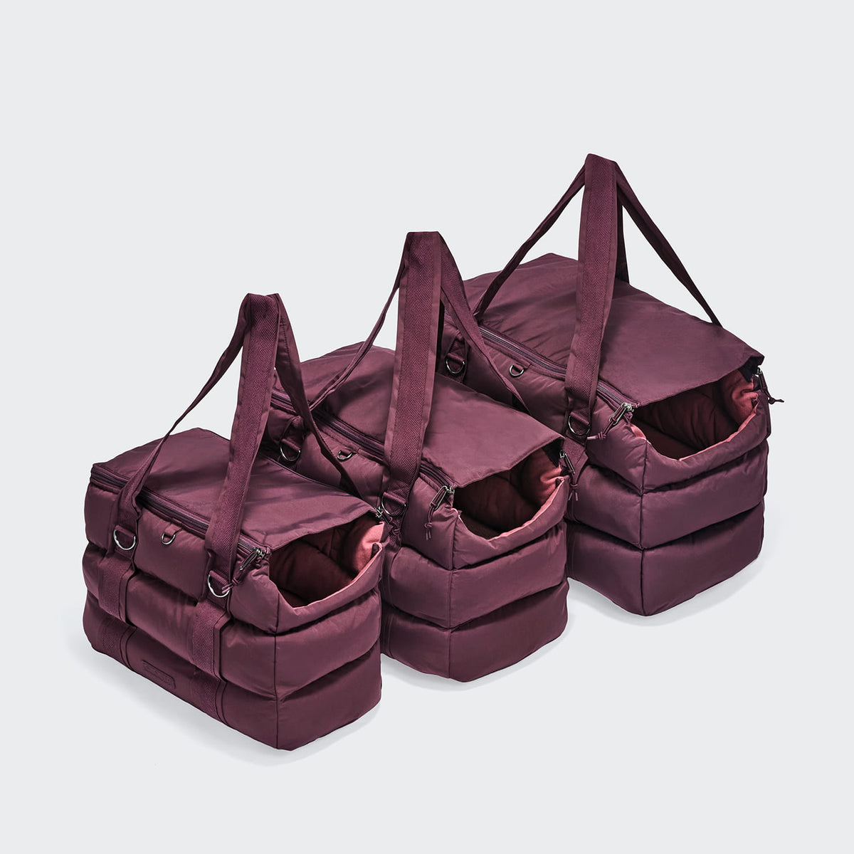 Cloud7 Hundetasche MONTREAL 2.0 Aubergine Größenübersicht