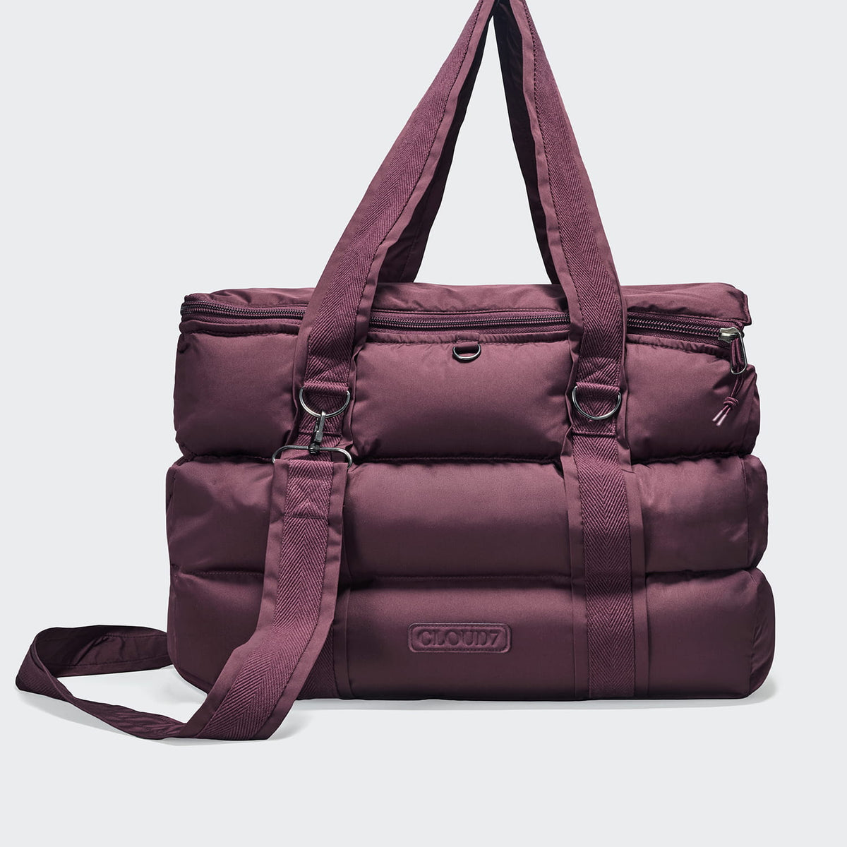 Cloud7 Hundetasche MONTREAL 2.0 Aubergine mit Schultergurt